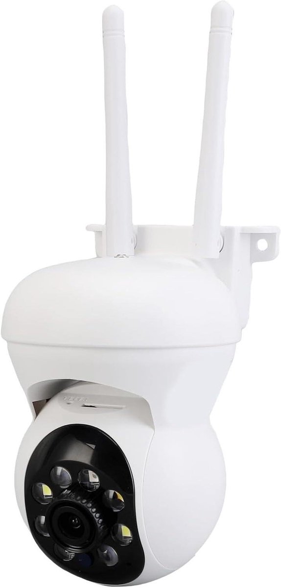 Beveiligingscamera Binnen - IP Camera Huisdier - Huisbewaking - 360 Graden Rotatie - 14 x 12 x 9 cm - Wit