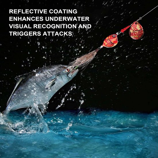 Spinner Baits - Vis Lokaas - Vissen Op Baars - Dynamische Staart Actie - 11 cm - Meerdere Kleuren — afbeelding 4