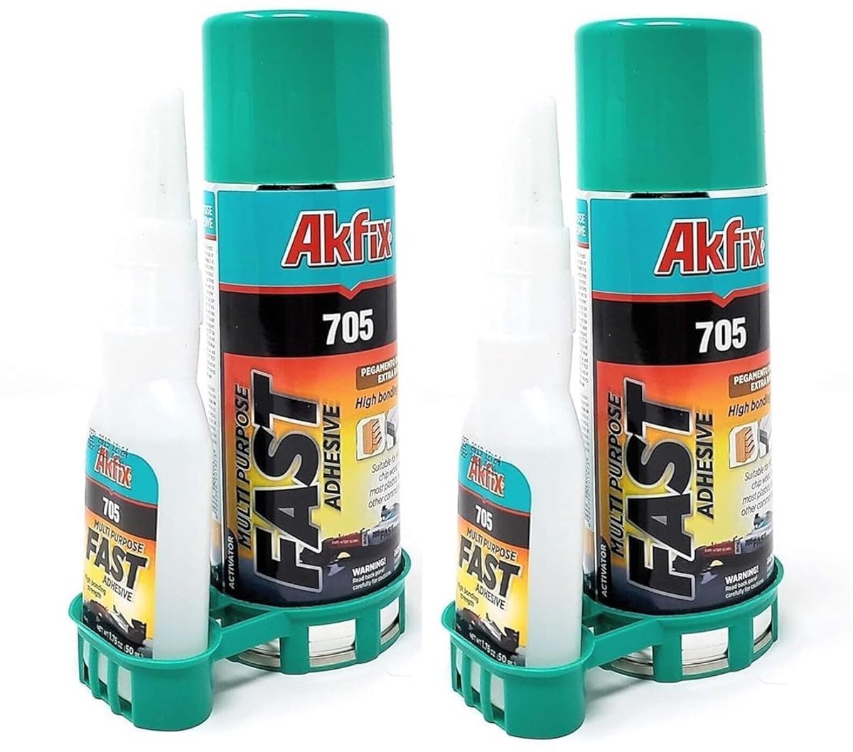 SnelShoppen - 2 x 50 g Secondelijm met Activator, Sneldrogend, Extra Sterk, Waterbestendig, Geschikt voor Rubber, Hout, Leer, Metaal, Porselein, Spuit