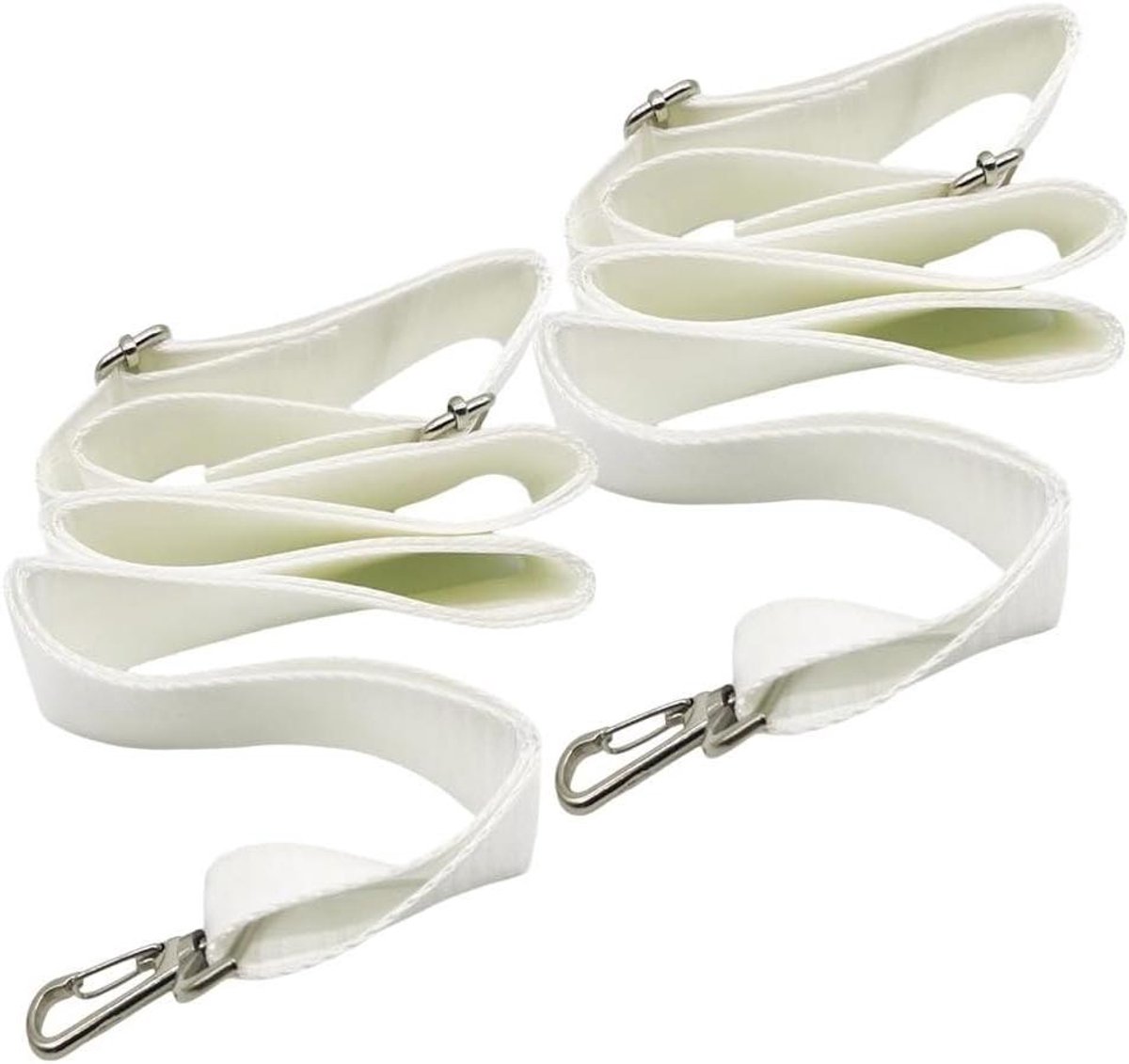 Tennis Net Middenband - Tennis Accessoire - Net Stabiliseren - Verstelbaar Nylon - 2.2 meter - Wit