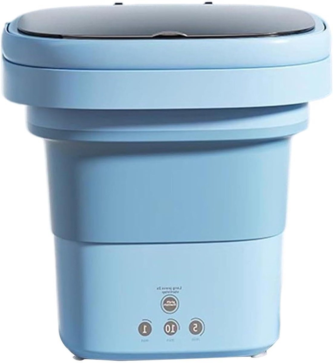 Mini Wasmachine Opvouwbare Wasmachine Kleding Reinigen Stil en Compact 29 x 16 x 29 cm Blauw