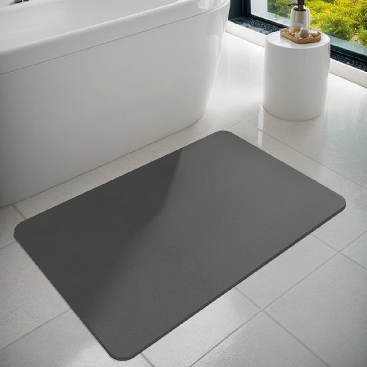 Badmat Antislip - Rubber - Absorberend - Dun - Voor Douche - 43 x 80 cm - Vlekbestendig - Douchemat