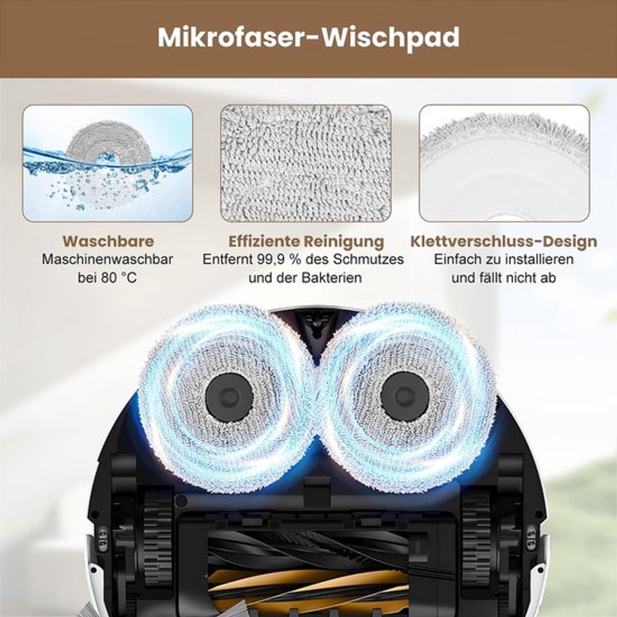 Accessoires voor Dreame X50 Ultra Complete - 2 Hoofdborstels - 6 Stofzuigerzakken - 2 Filters - 4 Borstels - 6 Reinigingspads - Stofzuigeraccessoires