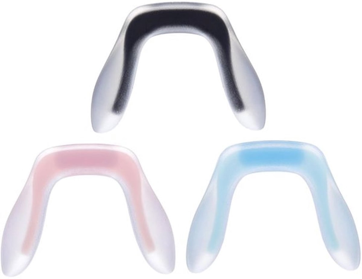 Zonnebrillen met siliconegel - Neuspads voor Kinderbril - 3 Stuks - Perfecte Pasvorm - Geschikt voor Kinderen - Kleur: Roze en Lichtblauw
