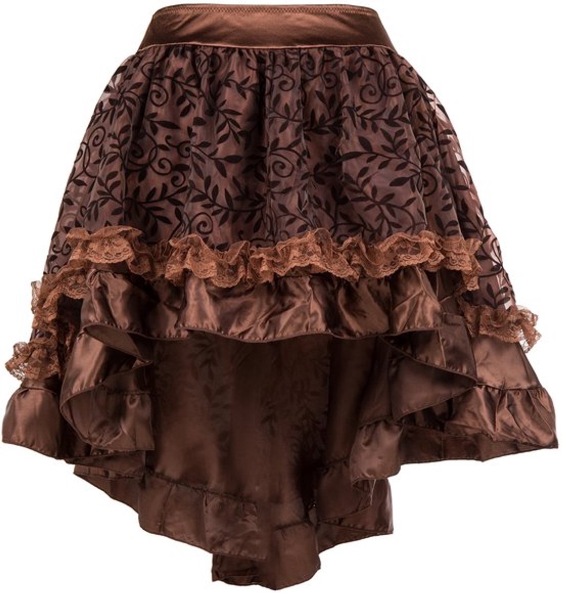 Kanten Rok Steampunk Ontwerp - Korte Rok - Asymmetrische Zoom - Dames - Halloween/Cosplay - Uniek en Stijlvol