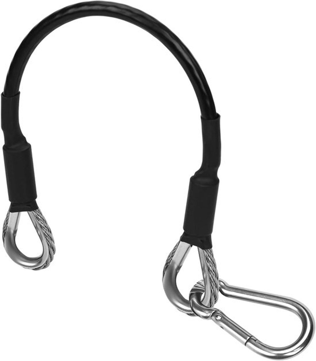 Gym verlengkabel met karabijnhaak voor Bowflex fitnessapparatuur, 25,4 cm lengte, thuis fitnessuitbreiding.