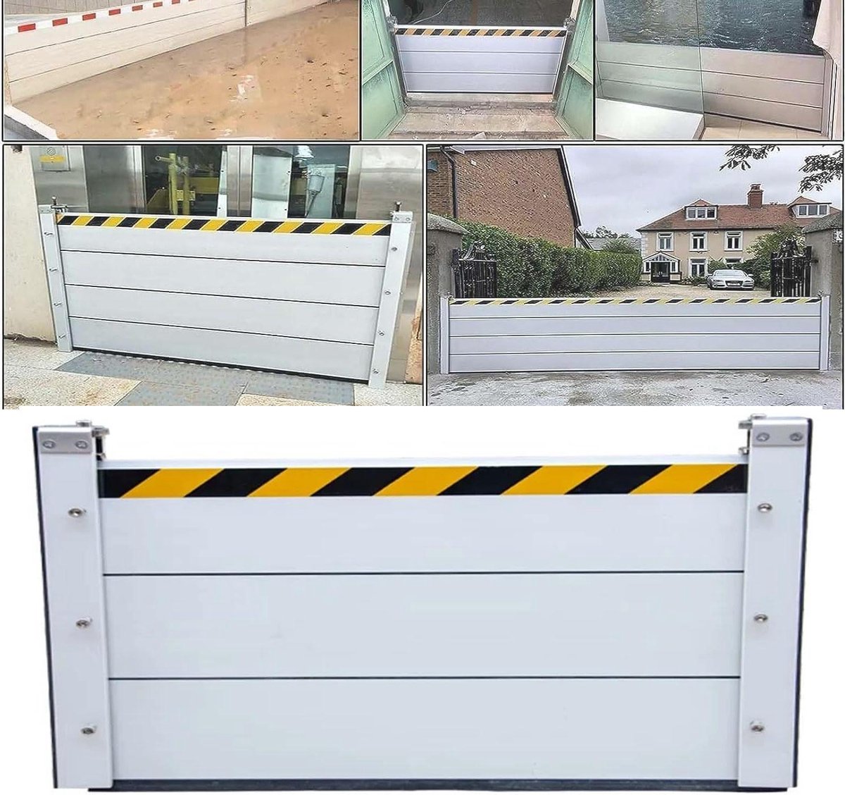 Waterkering Aluminium - Waterstop - Garage Beschermen - Zware Baffle - 110 x 20 cm - Aluminium