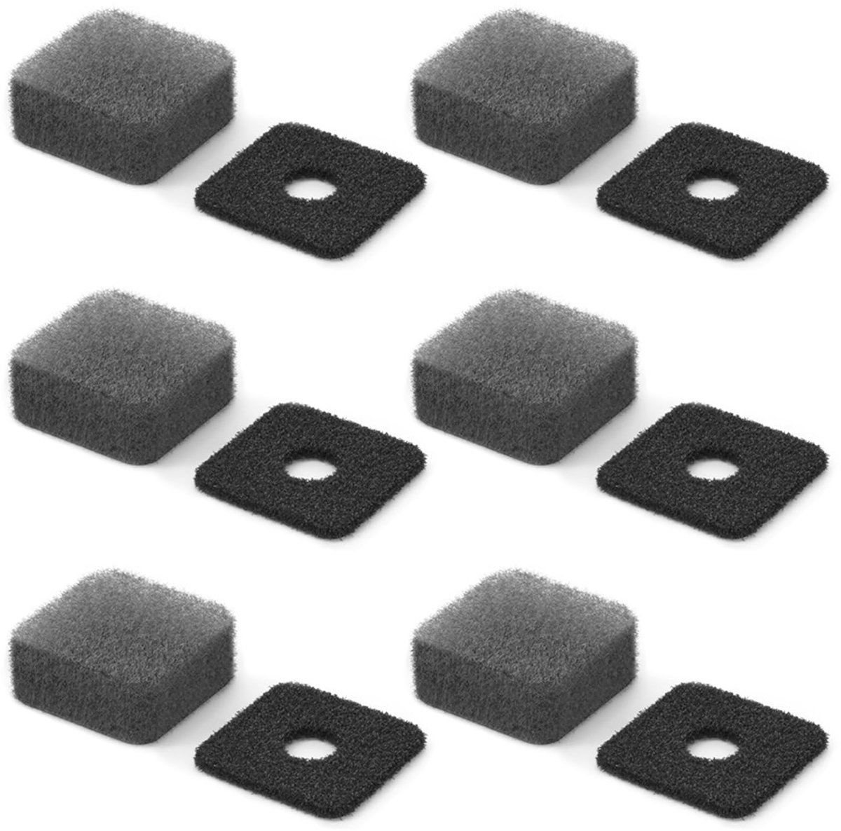 Dailygoods - 6 Sets Microfoon Windscherm van Schuim, Compatibel met Insta 360 X3/X4