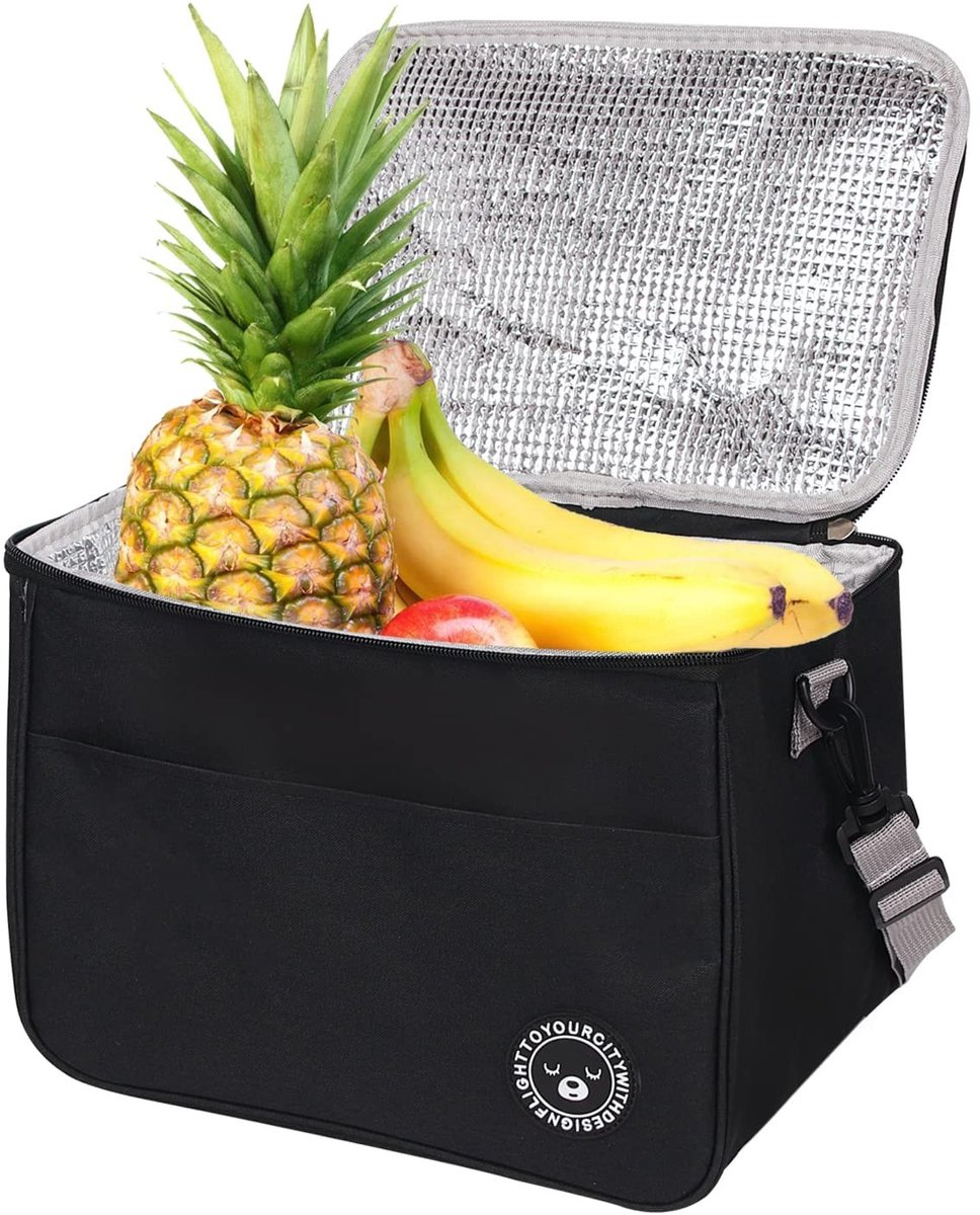 Dailygoods - Geïsoleerde Lunchtas 13L - Waterdichte Koeltas voor Werk, School en Picknick