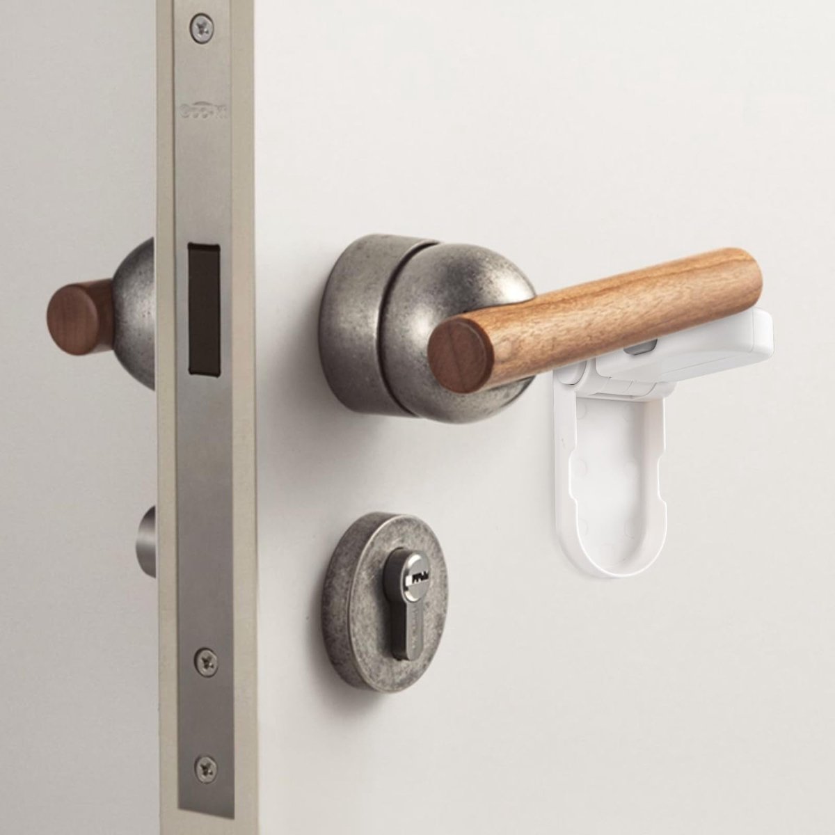 Dailygoods - 2 Stuks Kinderdeurhendel Slot - Kindveilige Deurbeveiliging zonder Gereedschap