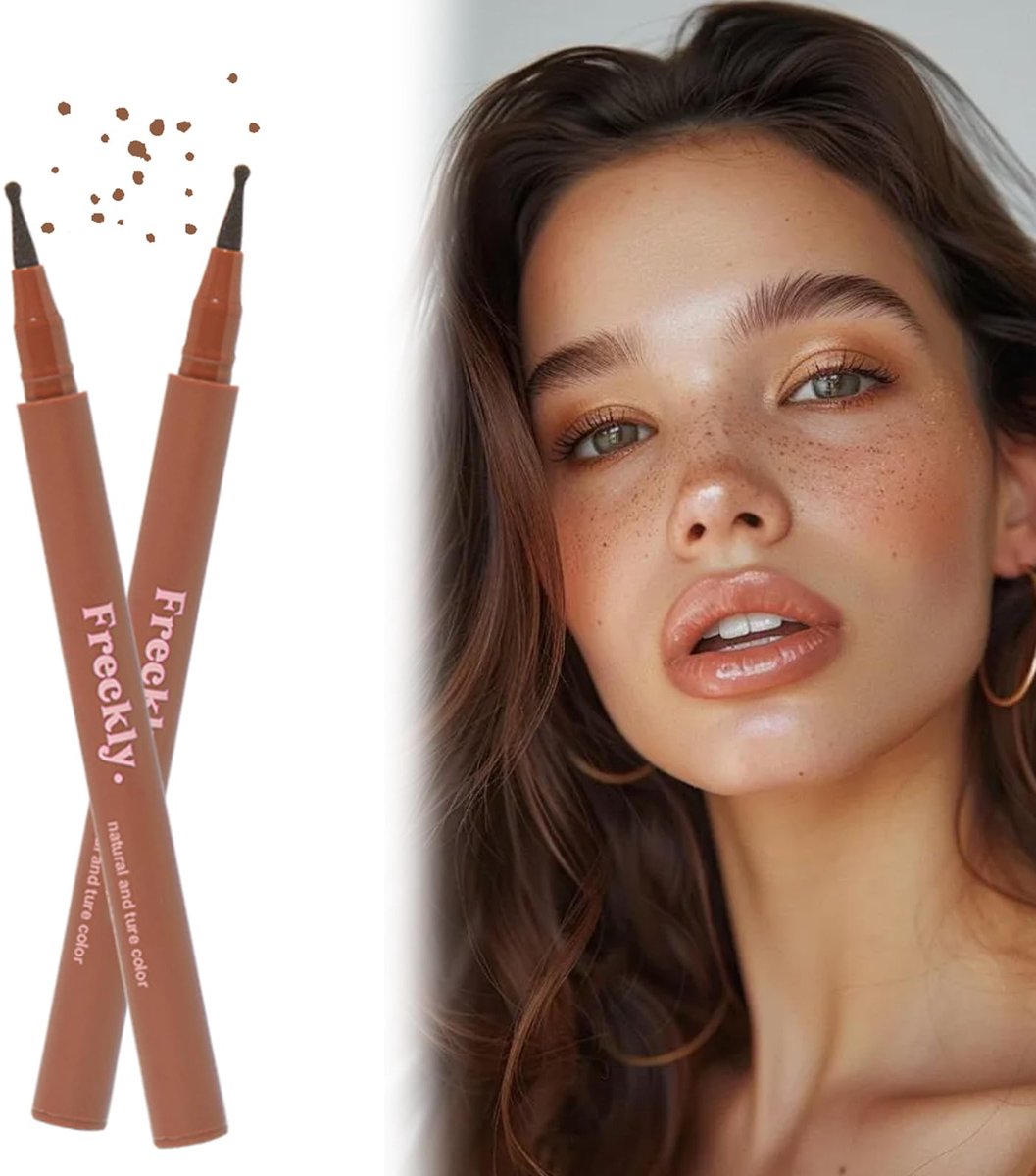 Dailygoods - Freckles Pen Set - Natuurlijke Sommersprossen Stift voor een Zorgeloze Look