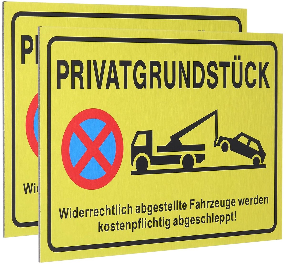 Dailygoods - Parkeerverbod Bord - 30 x 20 cm - Voor Privé Parkeerplaatsen