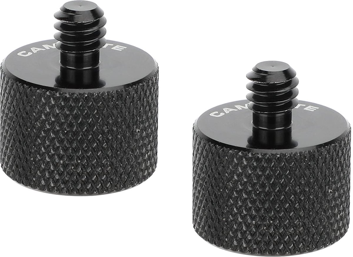 Dailygoods - Microfoonstandadapter 5/8" naar 1/4" - Set van 2