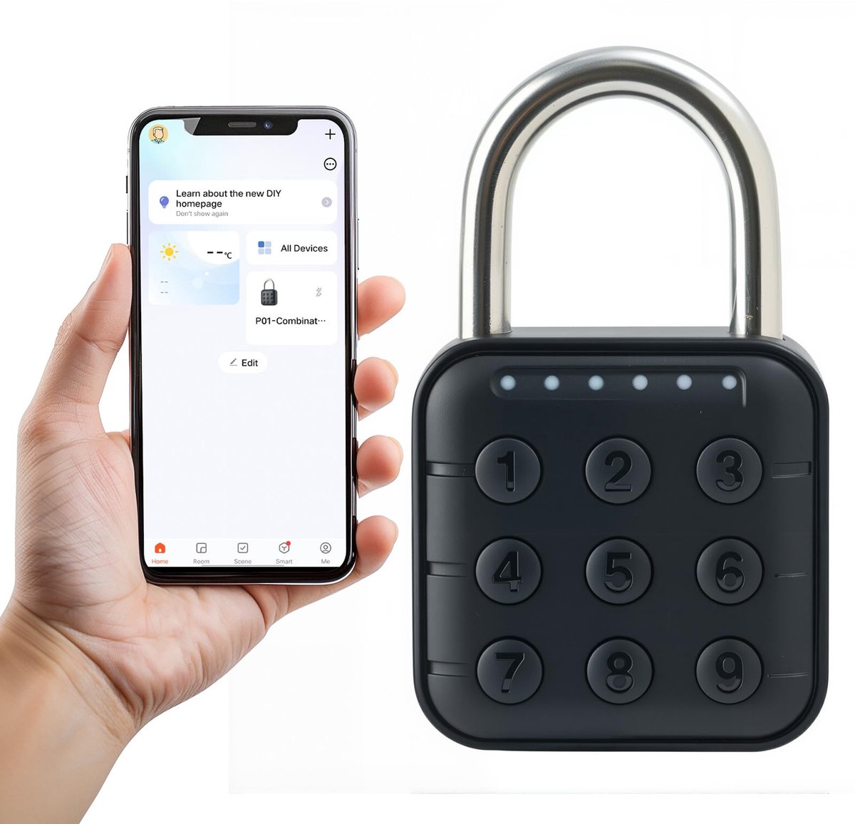 Dailygoods - Slimme Combinatieslot met App Controle - Waterdicht en Roestbestendig