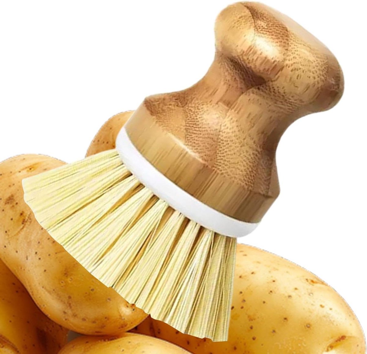 Keuken Scrub Borstel - Afwasborstel Schrobber - Kookgerei Reinigen - Veilig voor Delicaat - 8 x 5 x 35 cm