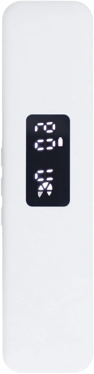Kussenluidspreker Beengeleiding - Slaap Geluid - Comfortabel Slapen - Digitale Display Timer - 19 x 8 x 4 cm - Wit