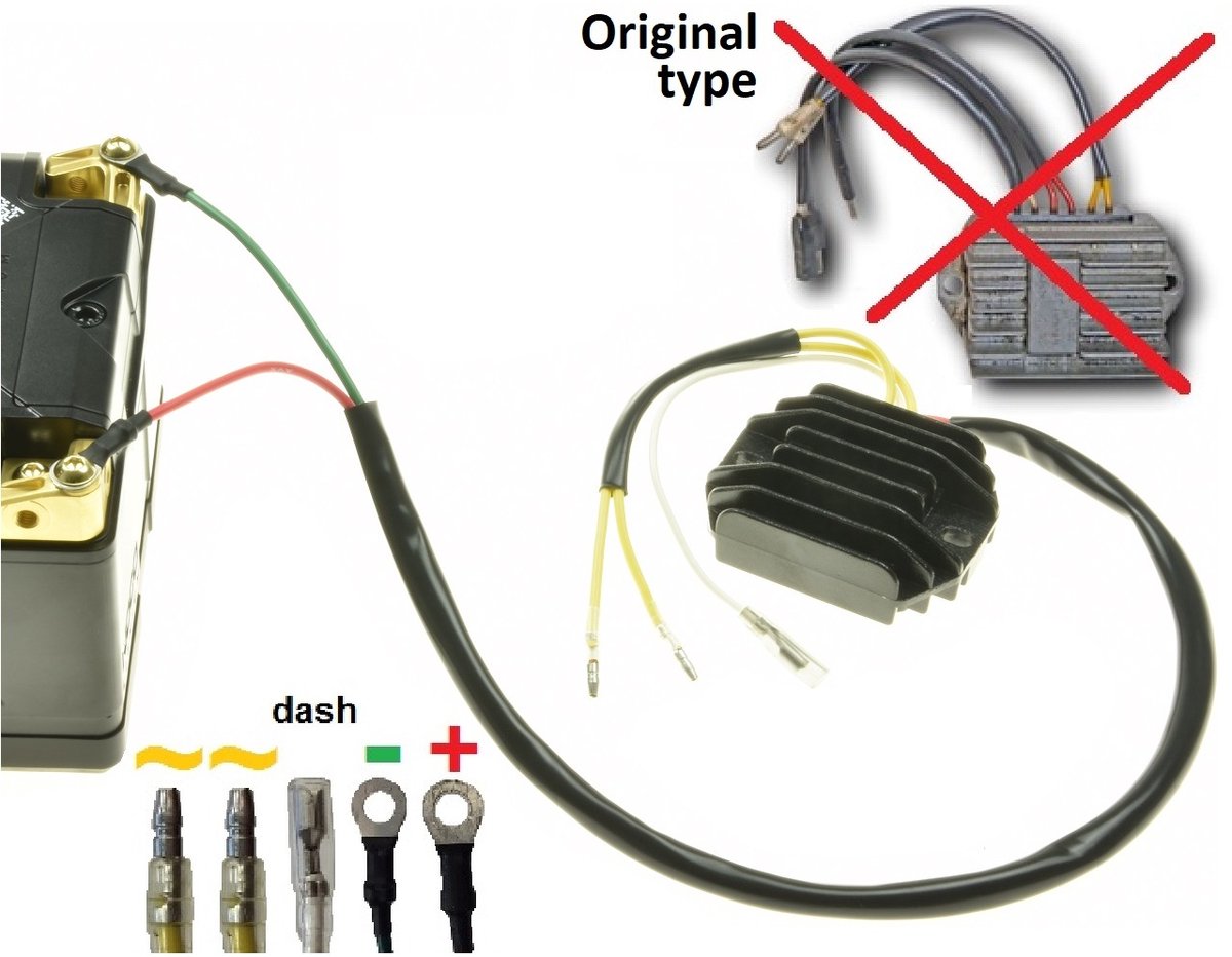 Carmo CARR511 - Ducati Moto - MOSFET spanningsregelaar gelijkrichter