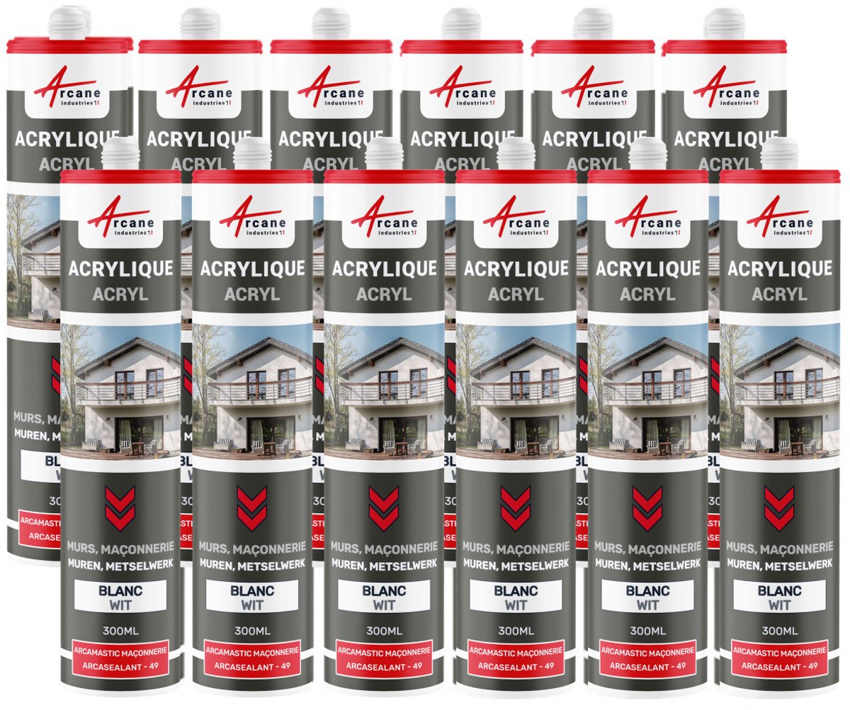Acrylkit voor Muren en Metselwerk: ARCASEALANT - 184
