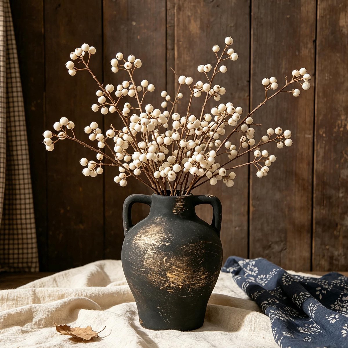 SolidKeus - Boerderij Keramische Bloemenvaas 15,8 cm voor Woondecoratie