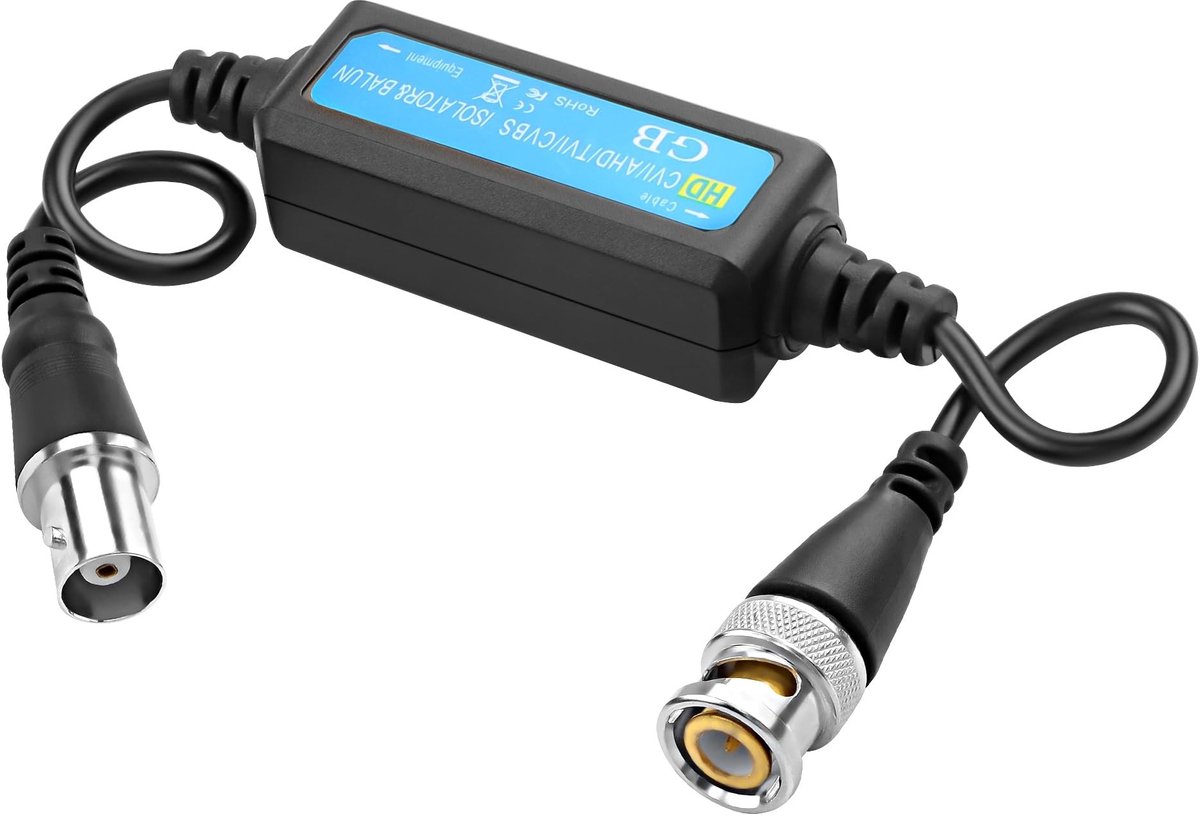 Omgoods - BNC HD-TVI CVI Video Filter voor Beveiligingscamera