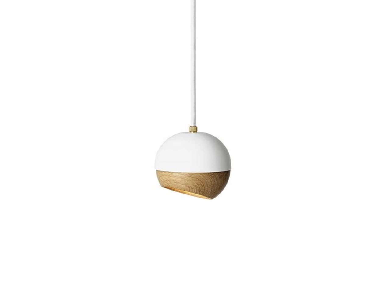 Hanglamp Wit Hout Eiken LED - Stijlvolle Verlichting