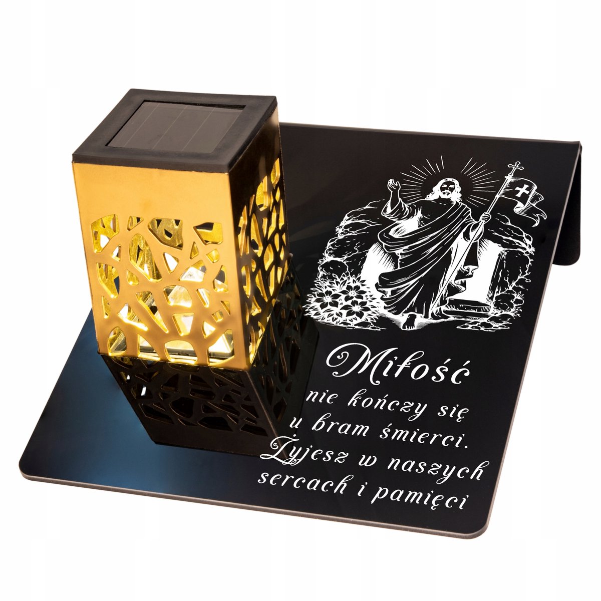 Merkloze Zonne-LED Graflicht met Gravure - Pasen