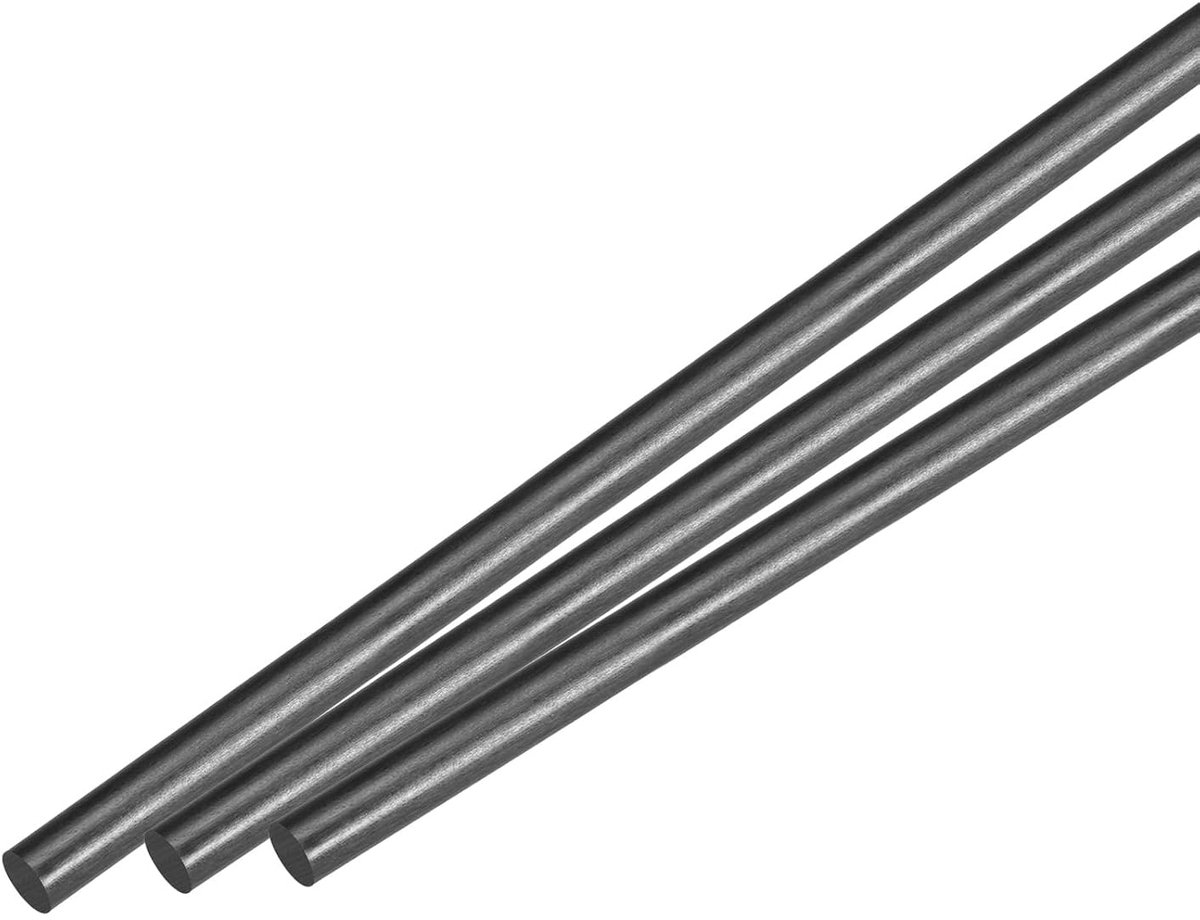 Staaf van koolstofvezel, 7 mm x 300 mm, voor RC DIY vliegtuigen, vleugelbuis quadcopter, Pz3