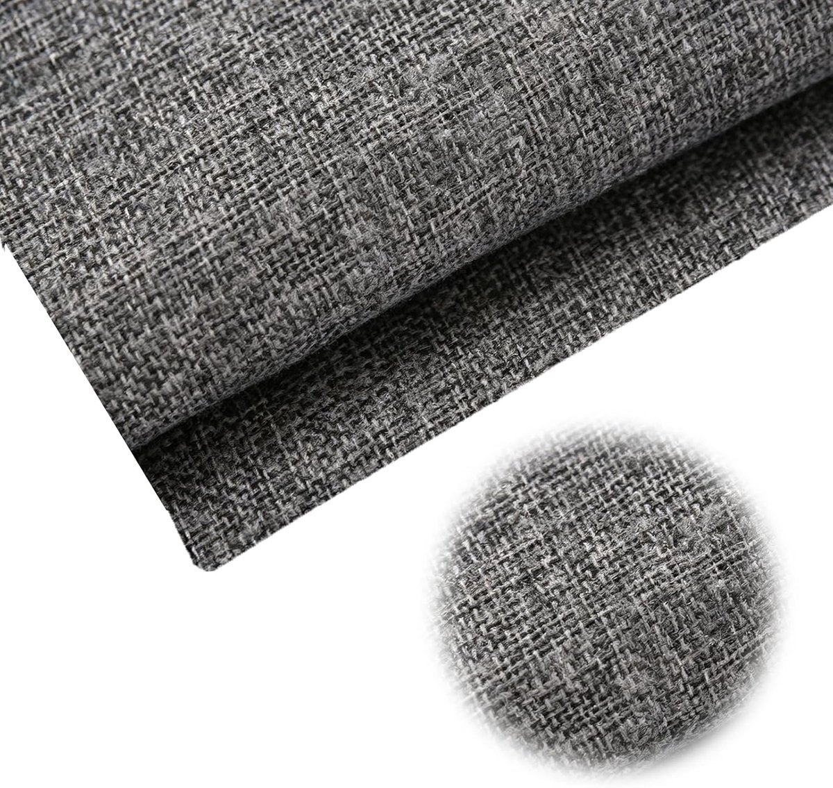 Stof, meubelstof, per meter, 250 cm x 148 cm, linnen stof, per meter, sofa-off, stof, structuurstof voor meubelstof, geschikt voor sofahangs, fauteuils, doe-het-zelf kussens, tafelkleden
