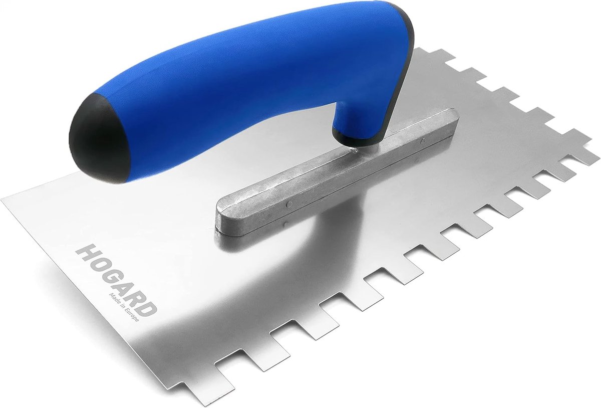 Getanden tegeltroffel 1,3 cm x 1,3 cm - Roestvrij staal voor tegellijm