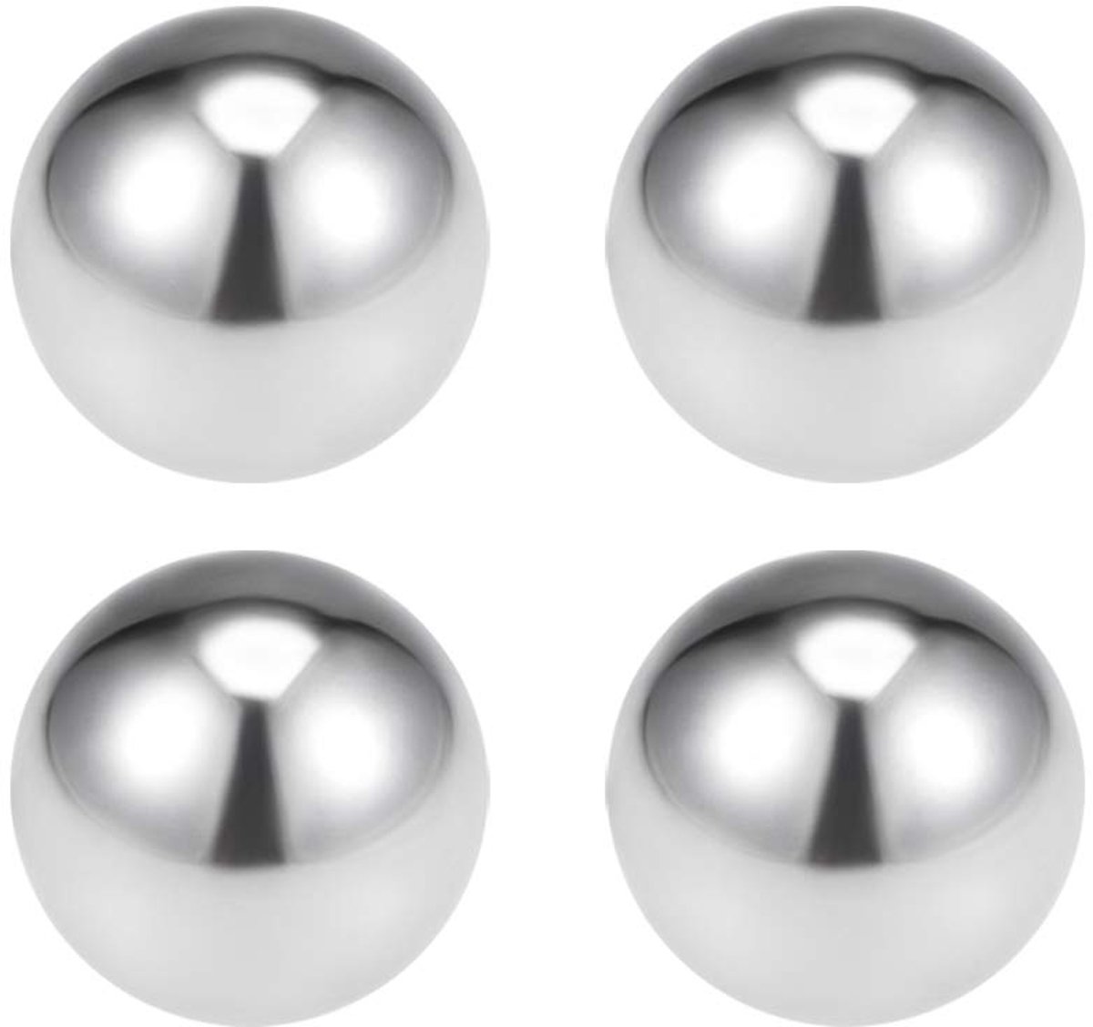 Sourcing map 20 mm-35 mm kogellager 304 roestvrij staal G200 precisiekogels, 25mm 4Pcs