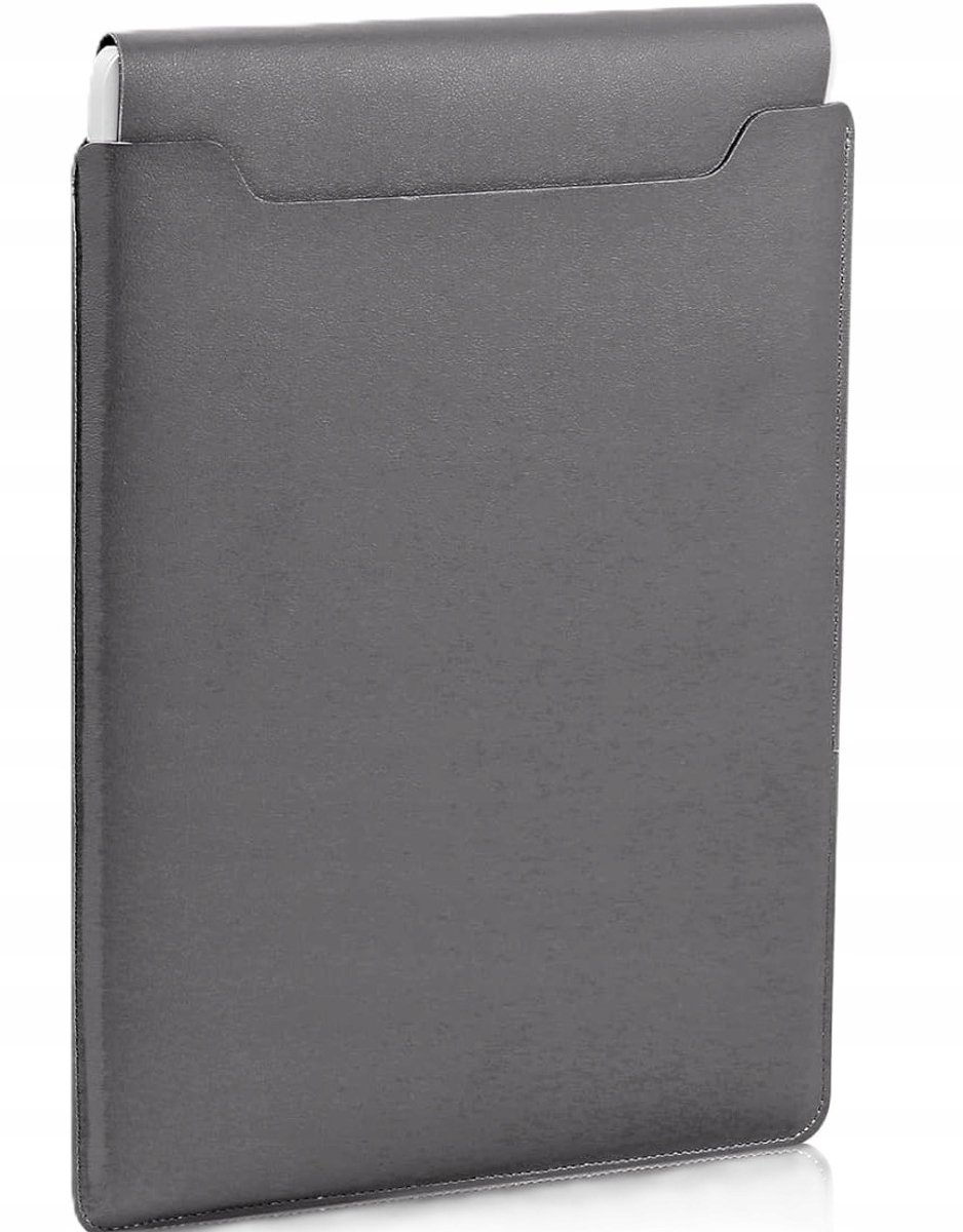 Leren PU-laptopschoenen 13-14" Waterdicht en slank - Grijs