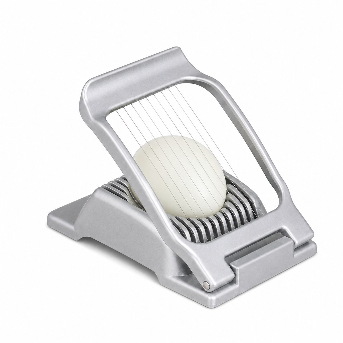 YYchan Eiersnijder-Groentesnijder-VaatwasserbestendigEiersnijder Vaatwasserbestendig-Individueel Gespannen Roestvrijstalen Snijdragen-Aluminium/Rroestvrij Staal-Zilver