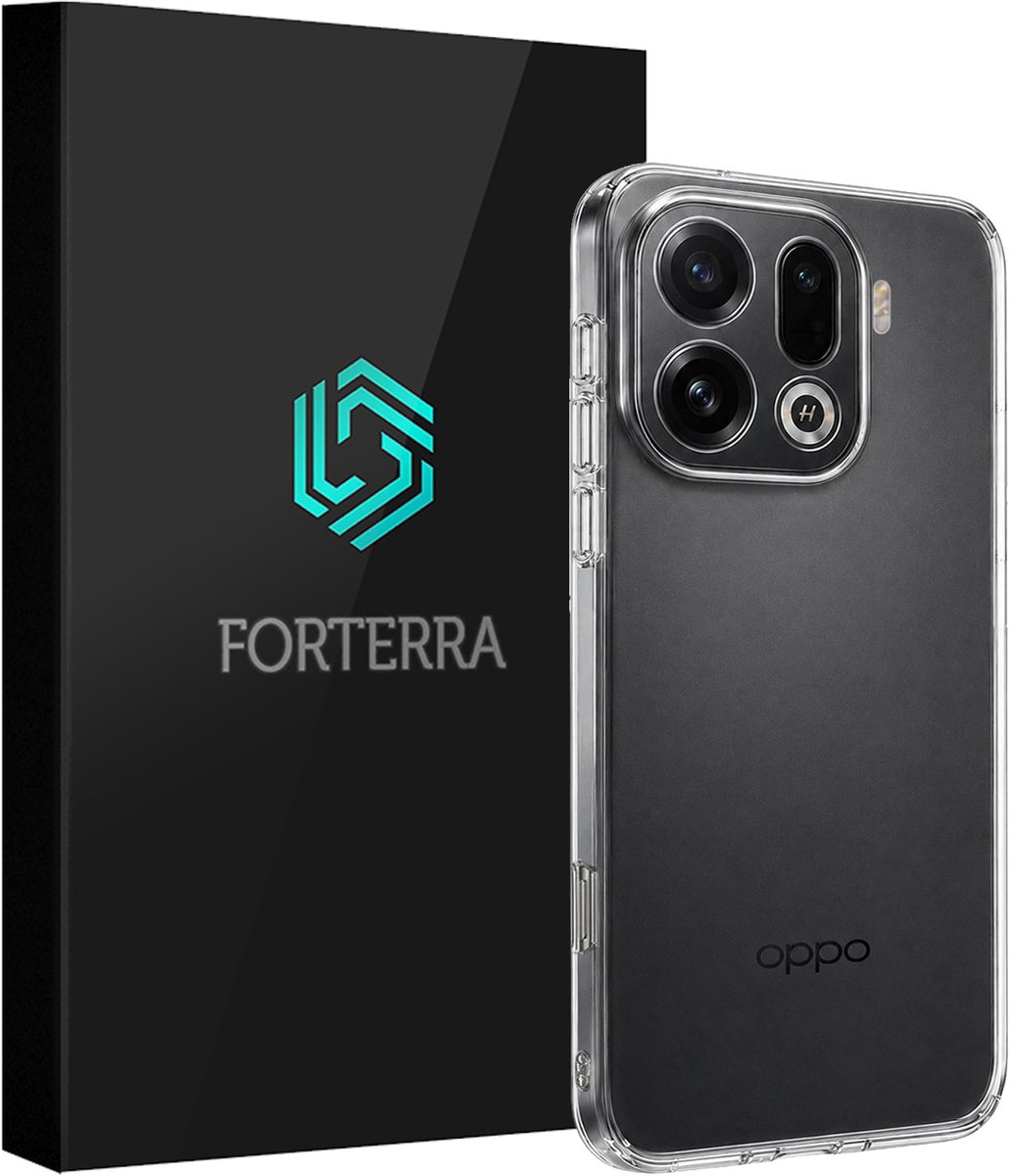 Hoesje Geschikt voor OPPO Find X9 Pro - Sterk & Shockproof - Siliconen Case - Hoes Cover - Transparant