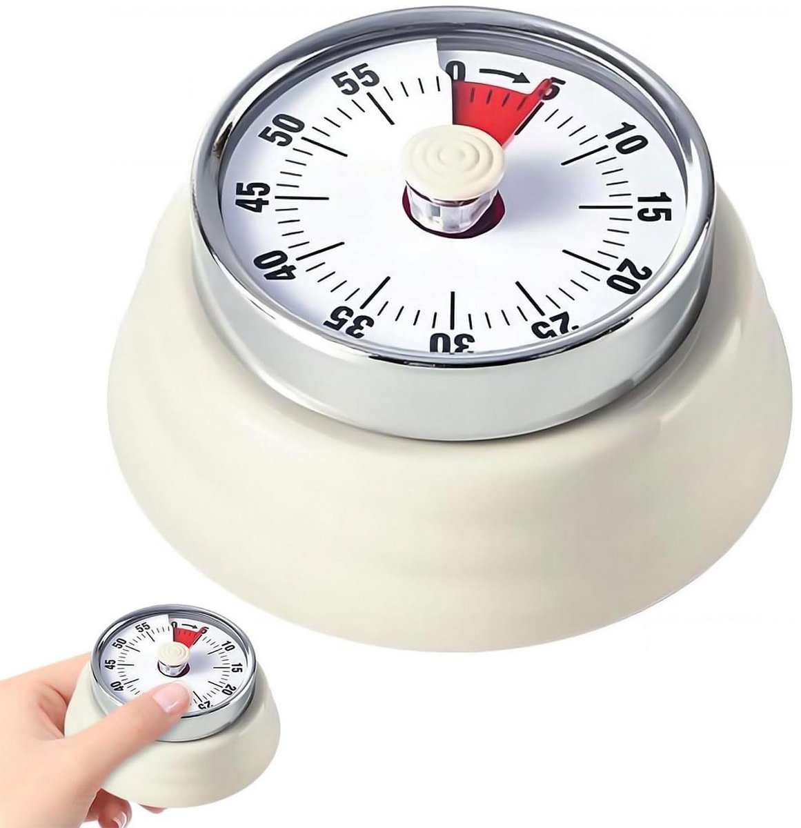 SolidKeus - Mechanische Kooktimer, Verstelbaar van 1 tot 60 Minuten
