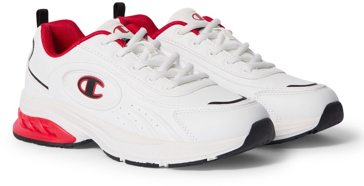 Champion Kinderen Eagle Run Sneakers Veterschoenen White Red