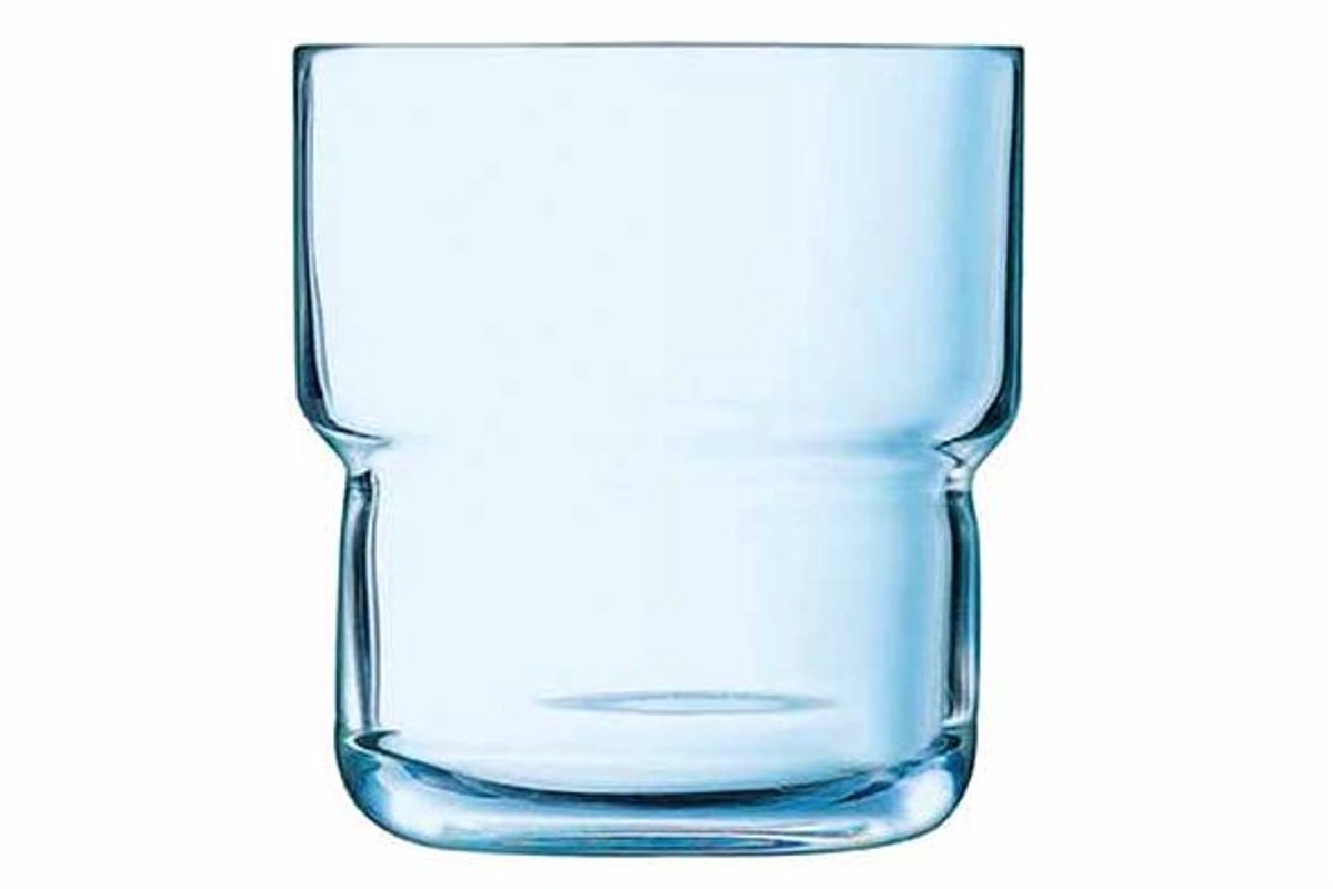 Log Tumbler Fb Ice Blue 22cl Set6 D7,3xh7,9cm