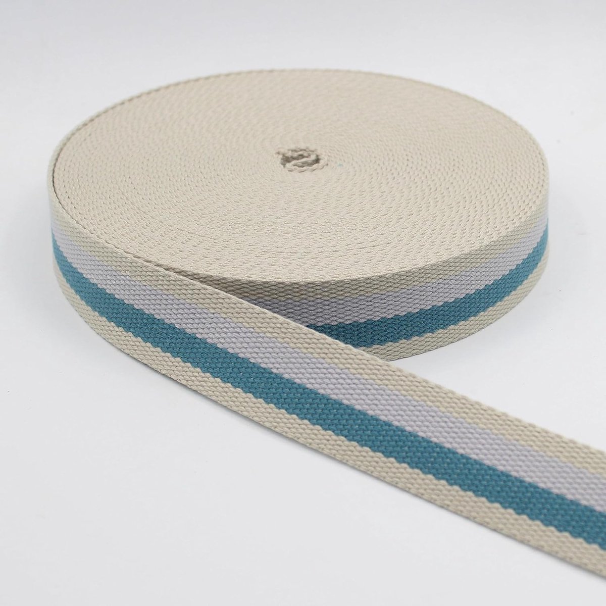 5 meter gestreepte geweven riem klassieke sport 65% polyester 35% katoen verschillende kleuren 30 mm kraag 185