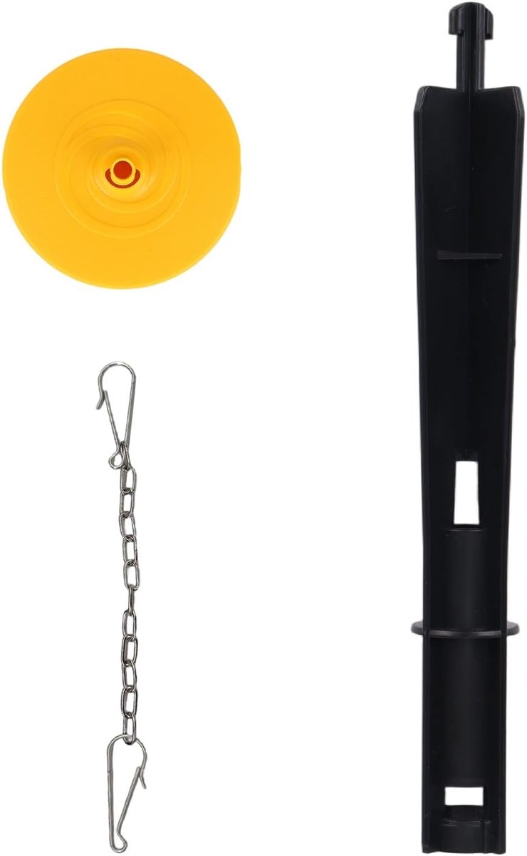 Reparatieset voor Kohler-Reservoir, GP1229656 Reservoirspoelklepset Inclusief Middengeleider, Dop en Ketting, Toiletreparatieonderdelen Compatibel met Kohler