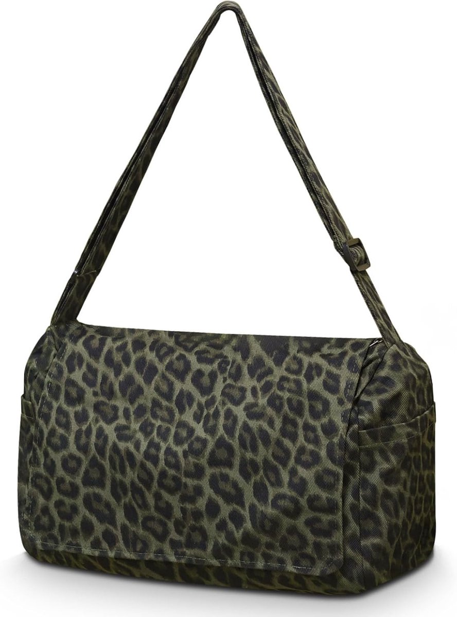 Schoudertas grote dames shopper tas Cavans Fashion stoffen tas tote bag messenger bag voor dagelijks gebruik / kantoor / school / reizen