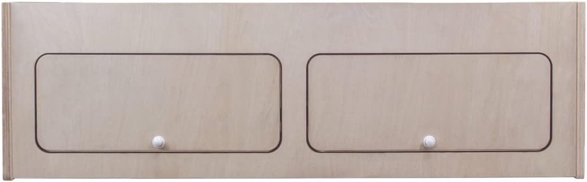 Camper Opbergkast - Wandkast Motorhome - Wegruimen Spullen - Soft-Close Scharnieren - 100 x 30 x 30 cm - Onbehandeld