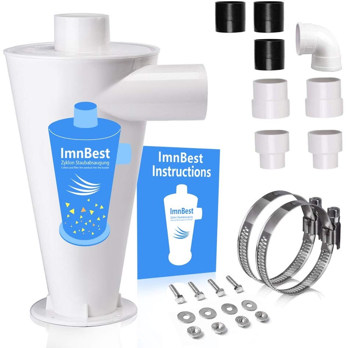 Omgoods - Cycloon Separator voor Stofafzuiging met Accessoiresset