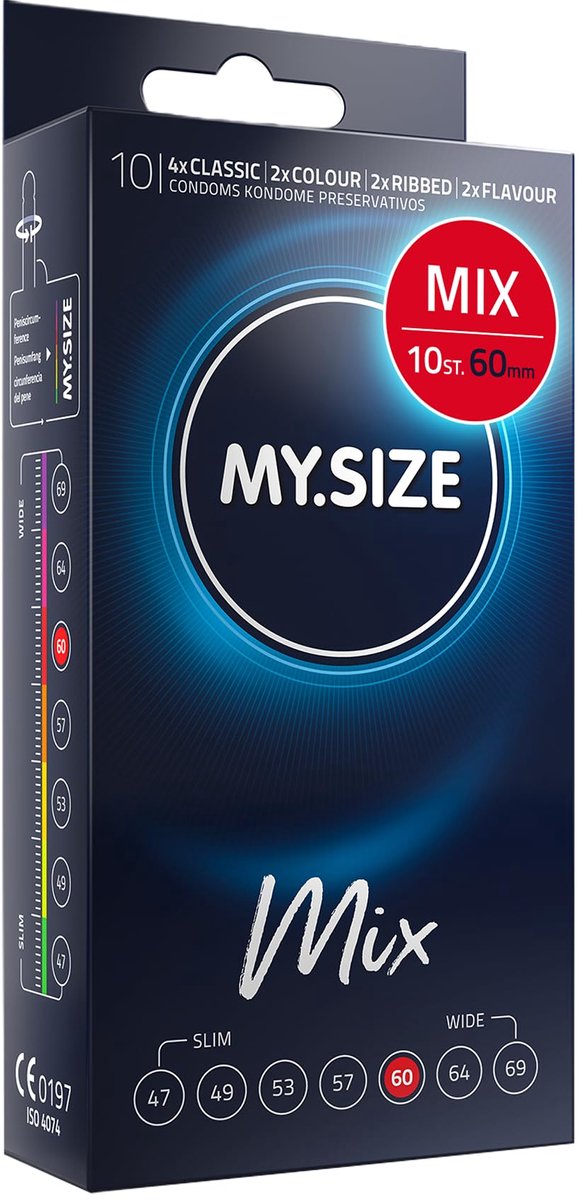 MY SIZE MIX | My Size Mix Condoms 60 Mm 10 Units