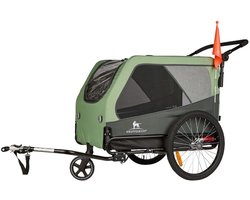 Knuffelwuff Cruvado comfortabele hondenaanhanger en buggy vo