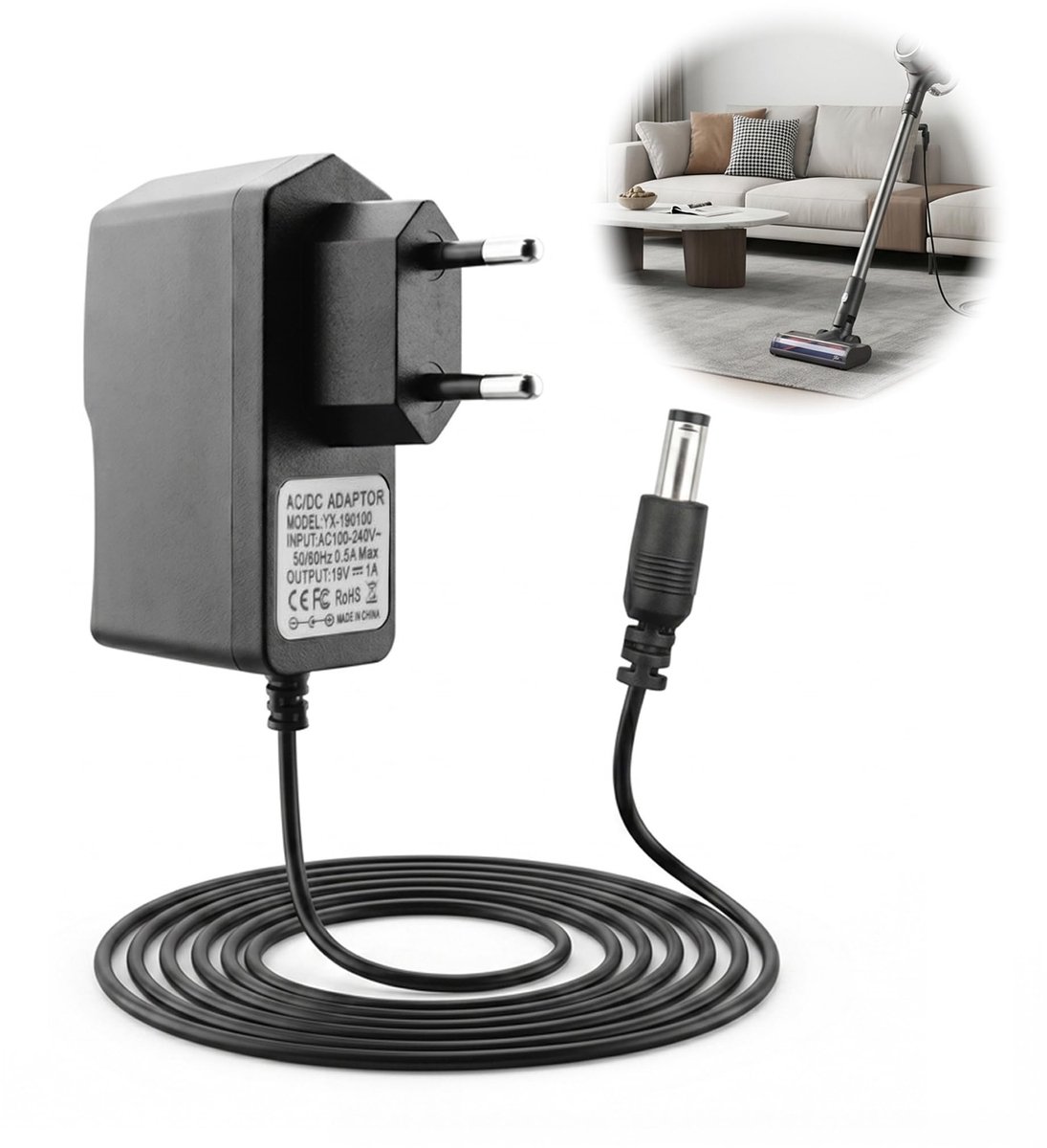 Omgoods - Draadloze Stofzuiger Oplader voor Diverse Modellen