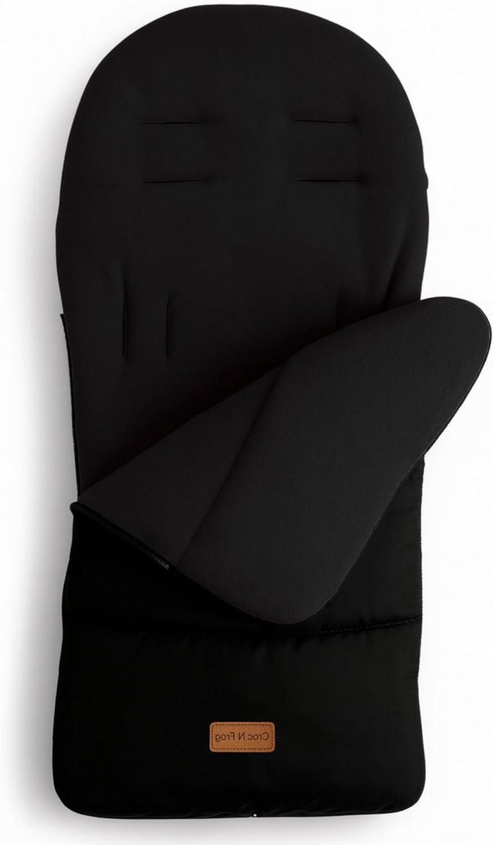 Baby Voetenzak - Kinderwagen Dekje - Warmte Buiten - Waterdichte Buitenstof - 95 x 43 cm - Zwart