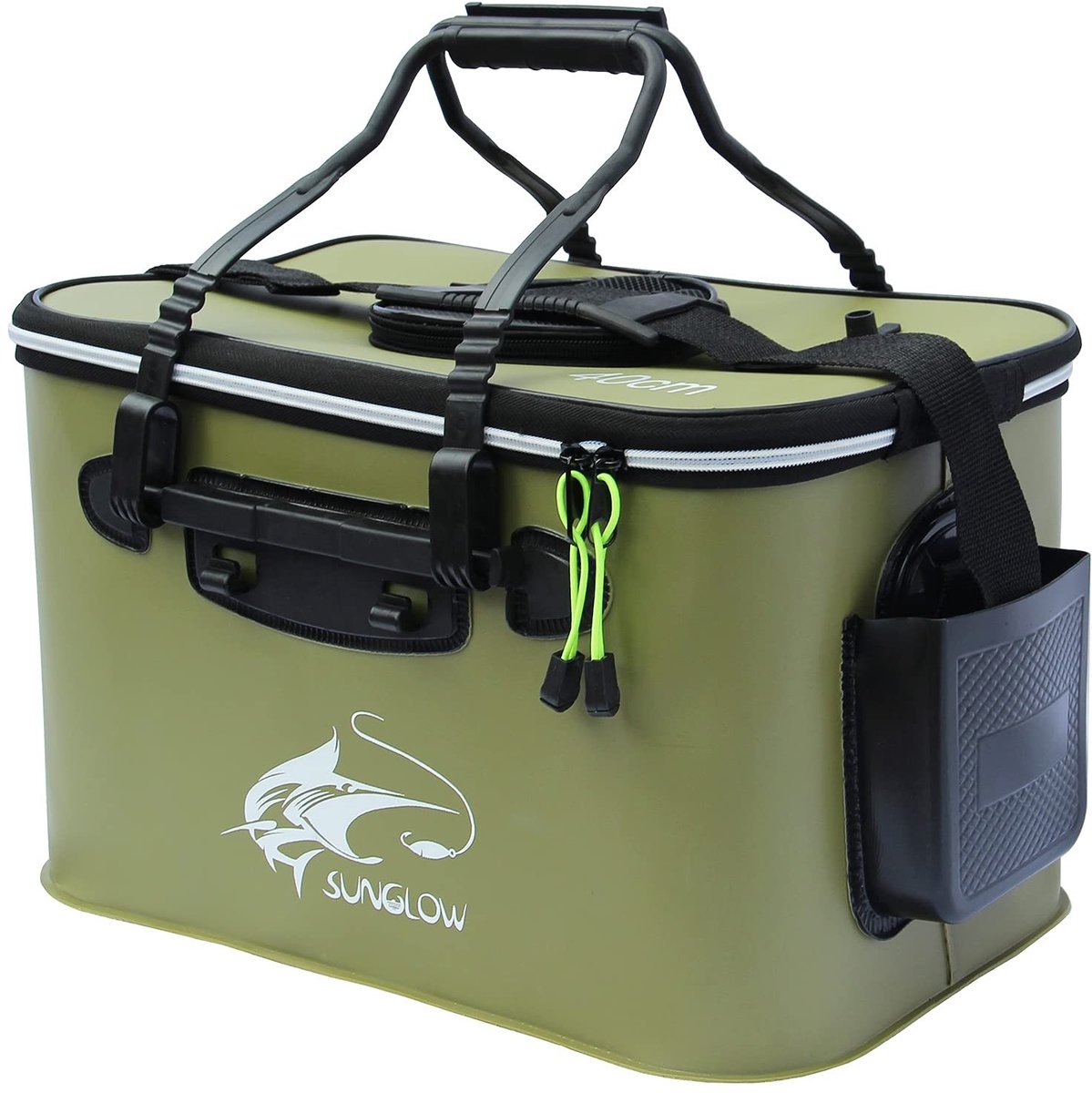 SolidKeus - Vissentas 23L/30L/38L, Opvouwbaar voor Live Vissen en Aas