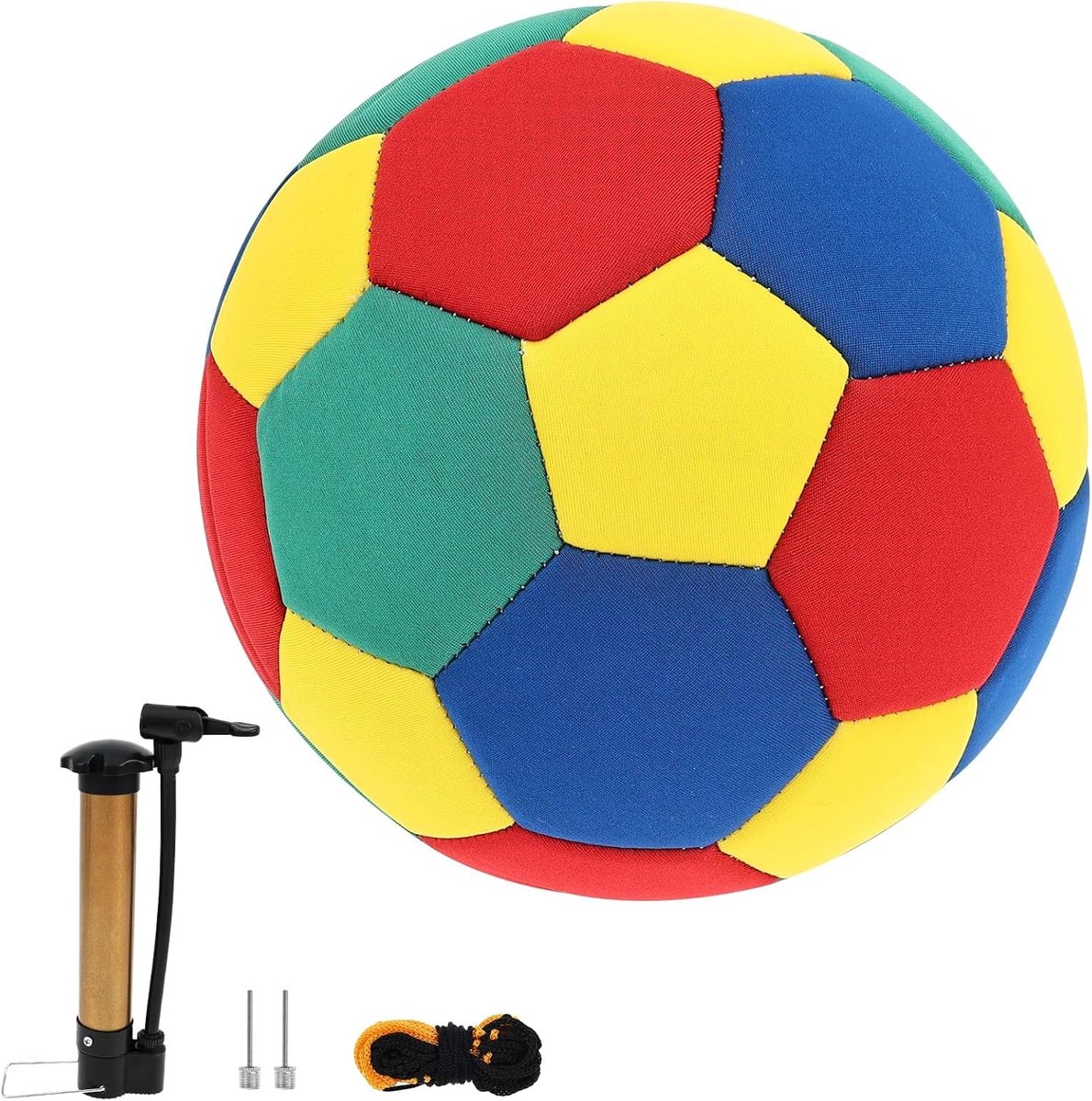 Indoorvoetbal voor kinderen, zachte en veilige schuimrubberen bal, stille trainingsbal, maat 4, meubelvriendelijk en schokabsorberend, ideaal voor thuisgebruik en plezierige training