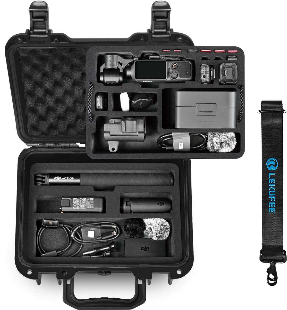 SolidKeus - Waterdichte Hardcase voor DJI Osmo Pocket 4 en Accessoires