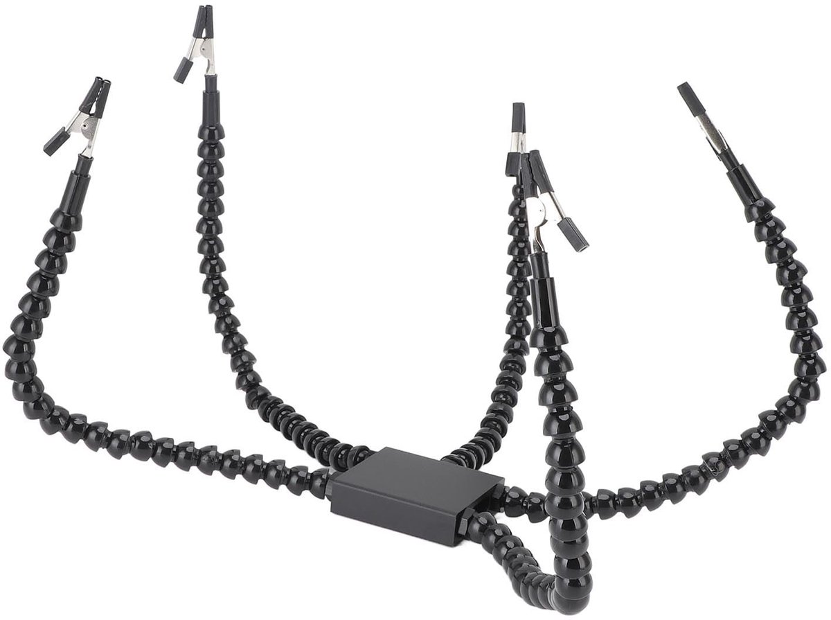 SolidKeus - Solderingsstation met 360 Graden Rotatie Klemmen en Flexibele Armen