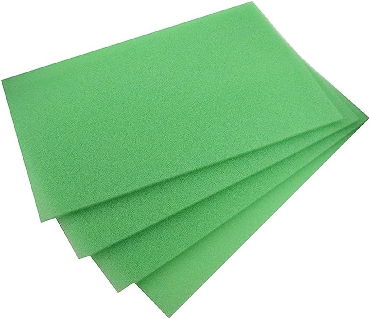 Anti-Mould Filter Spons voor Koelkast - Absorberende Spons voor Groenten en Fruit, 4 Stuks, 38x25x0.5cm, Ideaal voor Schone en Frisse Bewaring